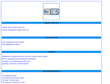 Tablet Screenshot of needs-project.org